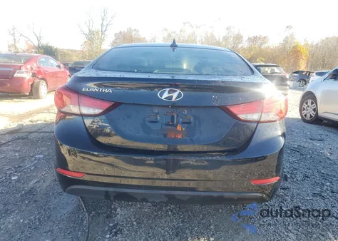 2014 Hyundai Elantra Se z USA, uszkodzony, nr VIN KMHDH4AE7EU107666